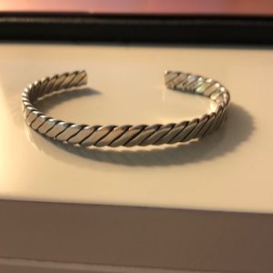 Sterling silver cuff bracelet